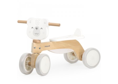 Viga 44239 PolarB drewniany jeździk Miś polarny