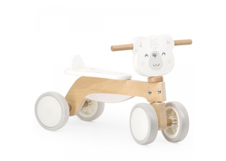 Viga 44239 PolarB drewniany jeździk Miś polarny