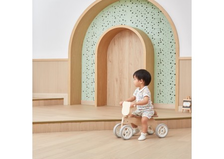 Viga 44239 PolarB drewniany jeździk Miś polarny