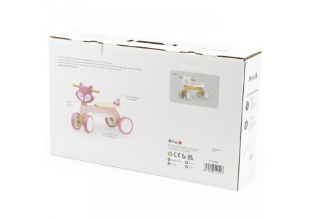 Viga 44240 PolarB Drewniany jeździk Lisek