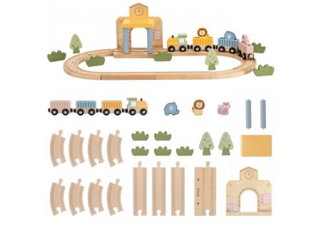 VIGA 44257 Stacja kolejowa z pociągiem