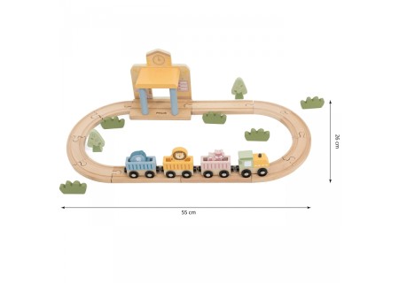 VIGA 44257 Stacja kolejowa z pociągiem