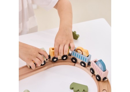 VIGA 44257 Stacja kolejowa z pociągiem