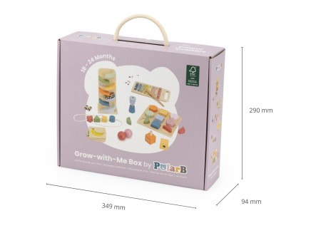 VIGA 44264 Zestaw zabawek Pudełko Box 18-24m