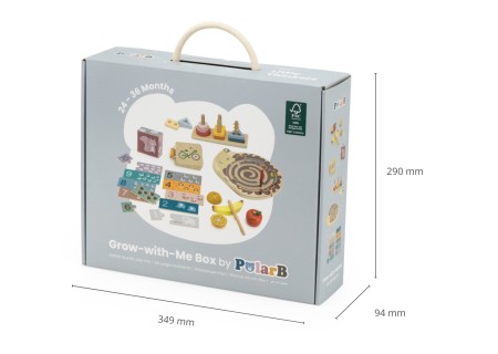 VIGA 44265 Zestaw zabawek Pudełko Box 24-36m