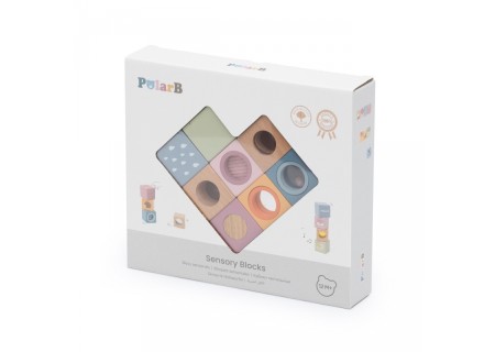 VIGA 44279 Drewniane Klocki Sensoryczne PolarB