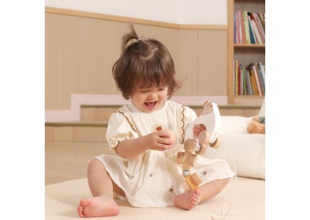 Viga 44285 Drewniana kurka  do ciągnięcia