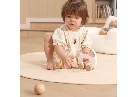 Viga 44285 Drewniana kurka  do ciągnięcia