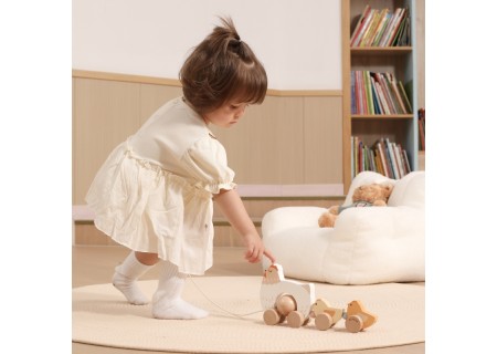 Viga 44285 Drewniana kurka  do ciągnięcia