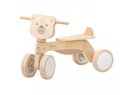 VIGA 44326 Drewniany jeździk Miś brunatny