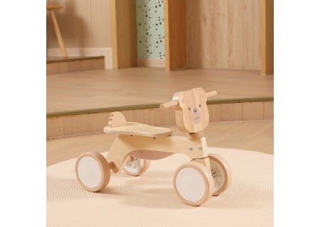 VIGA 44326 Drewniany jeździk Miś brunatny