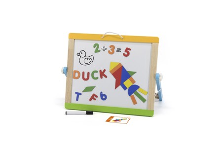 Viga 44545 Mała tablica dwustronna z akcesoriami