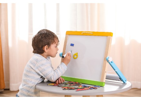 Viga 44545 Mała tablica dwustronna z akcesoriami