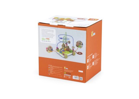 VIGA 44682 Labirynt przeplatanka do ciągnięcia 2w1