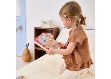 VIGA 44760 Drewniane Puzzle dźwiękowe Zespół Zwierzątek