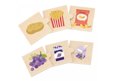 VIGA 44780 Dopasuj obrazki nauka kolorów