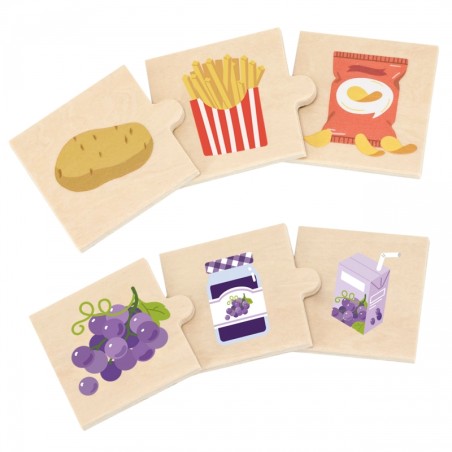 VIGA 44780 Dopasuj obrazki nauka kolorów