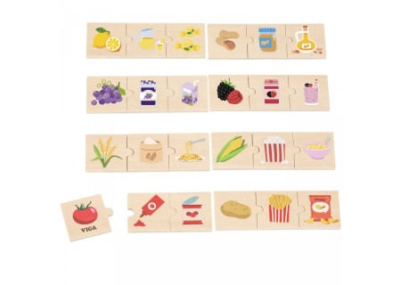 VIGA 44780 Dopasuj obrazki nauka kolorów