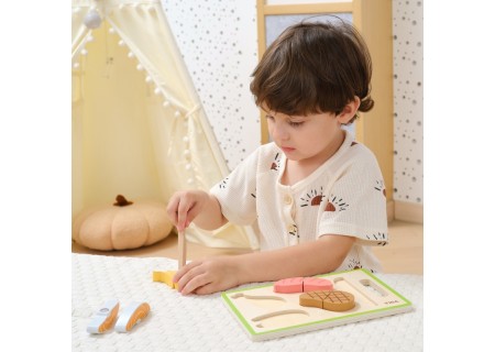 VIGA 44791 Zestaw do krojenia Mięsa - Realistyczna Zabawka