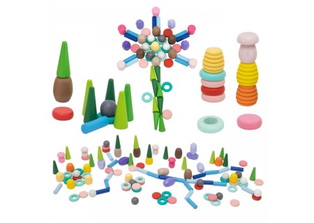 VIGA 44818 Klocki Nature Treasures Układanka