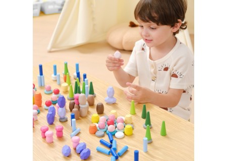 VIGA 44818 Klocki Nature Treasures Układanka