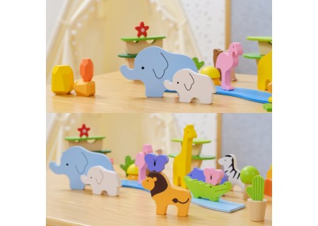 VIGA 44820 Drewniane Klocki Opowieści Tropikalne