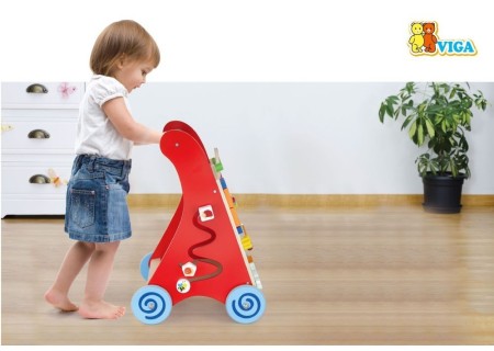 Viga 50950 Edukacyjny chodzik dla dzieci red