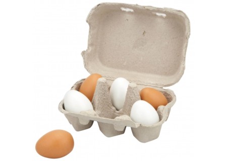 VIGA 59228 Jajka drewniane w wytłoczce