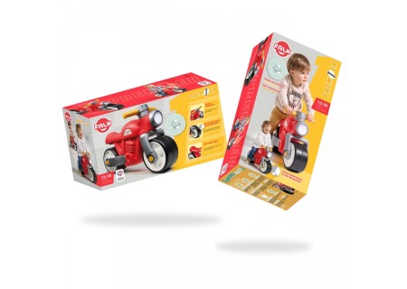 FALK 450S Moto Premier Motocykl biegowy czerwony