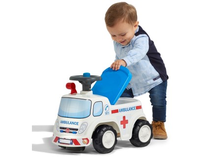 FALK 701 Jeździk Samochód Ambulans z klaksonem