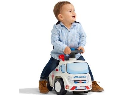 FALK 701 Jeździk Samochód Ambulans z klaksonem