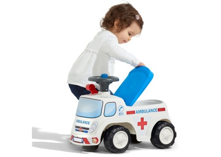 FALK 701 Jeździk Samochód Ambulans z klaksonem