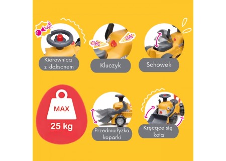 FALK 910D Jeździk Marcel Construction z łyżką