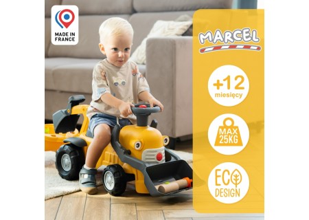 FALK 910N Jeździk Marcel Construction z łyżką i przyczepą