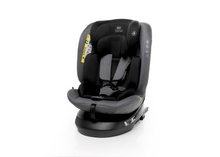 4 BABY Fotelik MATT-FIX 40-150cm GRAPHITE I-SIZE