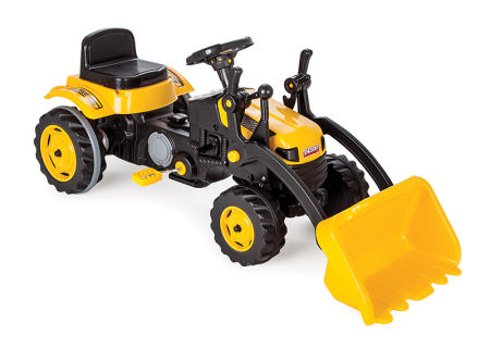 ARTYK 073151 PILSAN Traktor na pedały z łyżką żółty