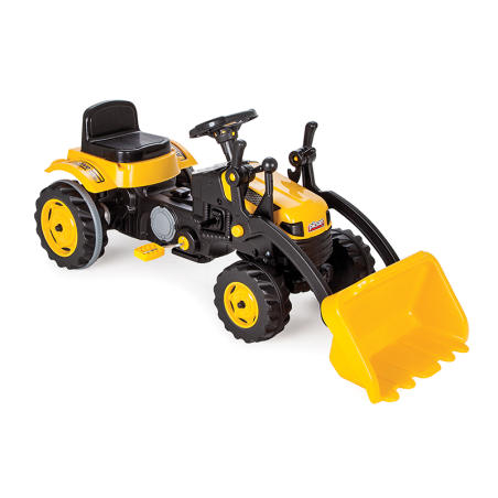 ARTYK 073151 PILSAN Traktor na pedały z łyżką żółty