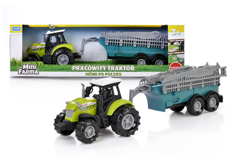 ARTYK 132902 Mini Farma Traktor z przyczepą