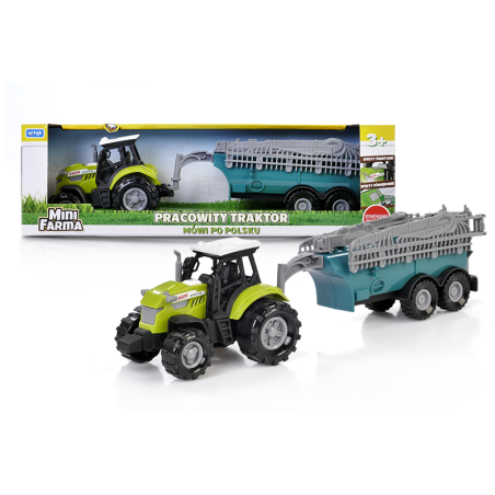 ARTYK 132902 Mini Farma Traktor z przyczepą