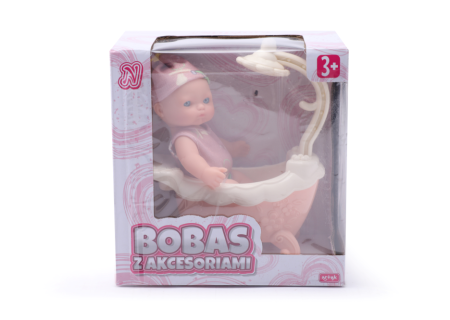 ARTYK 137358 Bobas z akcesoriami NATALIA 11 cm