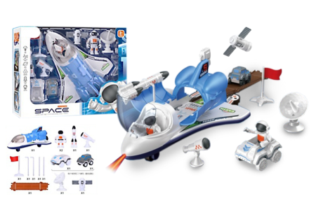 ARTYK 172823 Statek Kosmiczny ze światłem i dźwiękiem 12 szt.