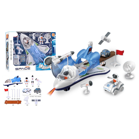 ARTYK 172823 Statek Kosmiczny ze światłem i dźwiękiem 12 szt.
