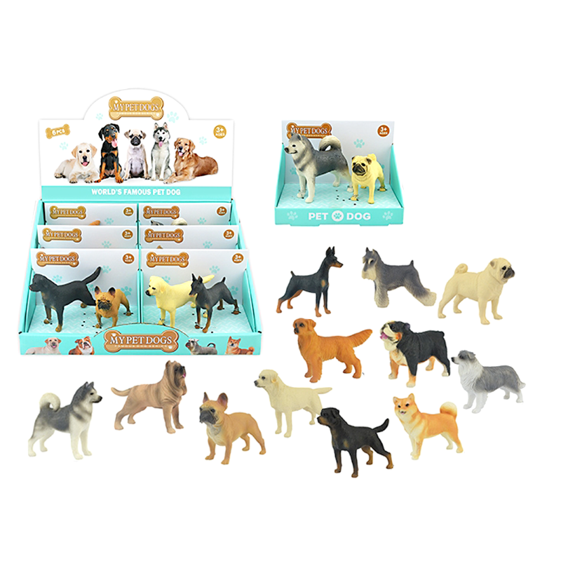 ARTYK 185953 Zwierzątka Psy 6 szt/disp.