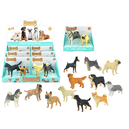 ARTYK 185953 Zwierzątka Psy 6 szt/disp.