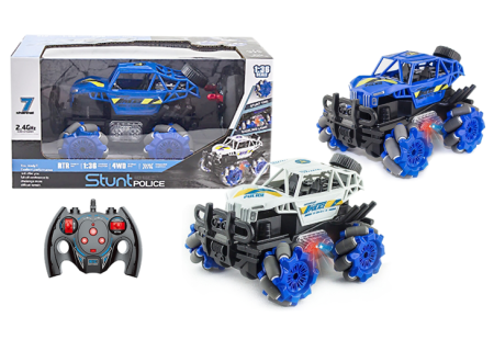 ARTYK 186400 Auto terenowe wyczynowe zdalnie sterowane Policja