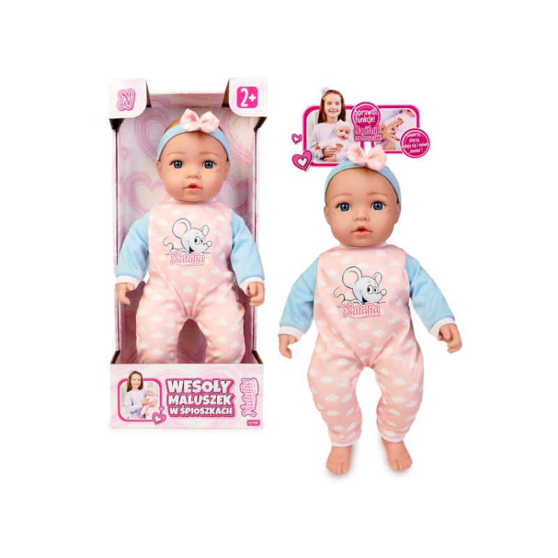 ARTYK 187766 Lalka NATALIA Bobas funkcyjny 43 cm