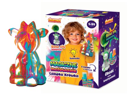 DUMEL DD 30618 Magiczne malowanie - lampka krówka
