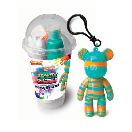 DUMEL DD 30620 Magiczne malowanie - misiowy breloczek