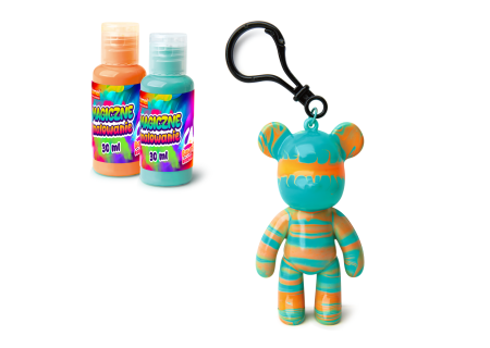 DUMEL DD 30620 Magiczne malowanie - misiowy breloczek