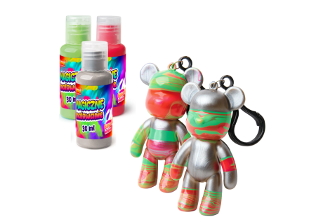 DUMEL DD 30622 Magiczne malowanie - misiowe breloczki